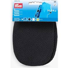 Patches & Appliqués Prym Nappa Leather Sew On Oval Patches, Pack of 2, Black