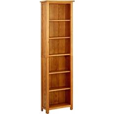 Natural Book Shelves vidaXL Wooden Book Shelf 180cm