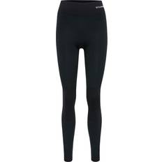 Hummel Clea Seamless Mid Waist Tights Women - Black Melange