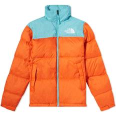 The North Face Men's 1996 Retro Nuptse Jacket - Red Orange-Transantarctic Blue