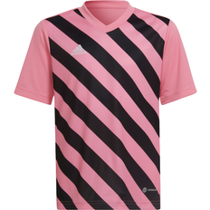 Adidas Kid's Entrada 22 Graphic Jersey - Semi Pink Glow/Black