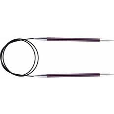 Knitpro KP47213 Zing: Fixed Circular Knitting Pins: 150cm x 6.00mm, 6mm Purple