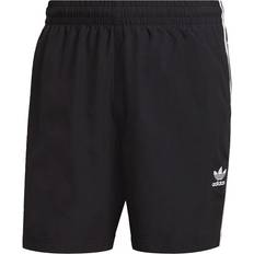 Best Swimming Trunks Adidas Adicolor Classic 3 Stripes Swim Short - Black