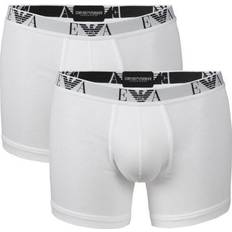 Emporio Armani White Men's Underwear Emporio Armani Cotton Boxer Briefs 2-pack - White