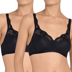 Sloggi Romance Bralette Bra 2-pack - Black