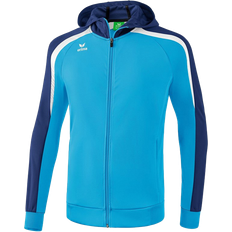 Erima Liga 2.0 Training Jacket with Hood Kids - Curacao/New Navy/White