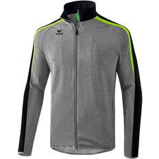 Erima Liga 2.0 Presentation Jacket Men - Grey Marl/Black/Green Gecko