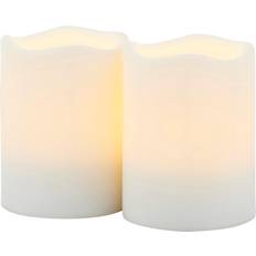 Plastic LED Candles Sirius Storm LED Candle 6.5cm 2pcs