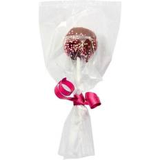 PME BC502 Cake Pop Bags with Silver Ties, 25-Pack, 8 x 0.1 x 25 cm