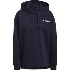 Adidas Women's Terrex Logo Graphic Hoodie - Legend Ink