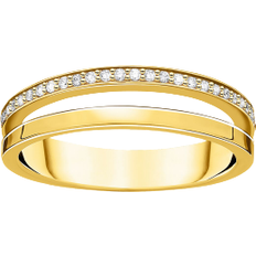 Thomas Sabo Double Ring - Gold/Transparent