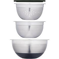 Stainless Steel Bowls Masterclass Smart Space Bowl 3pcs