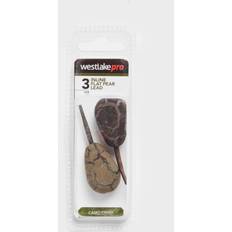 Jigs Fishing Lures & Baits Westlake Inline Flat Pear Lead 3oz, Brown