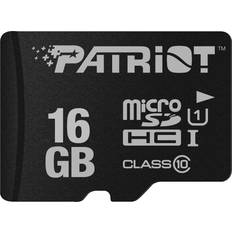 Patriot Memory Cards Patriot LX Series microSDHC Class 10 UHS-I U1 16GB +Adapter