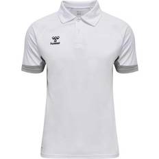 Fitness & Gym Polo Shirts Hummel Lead Mesh Functional Polo Shirt Men - White