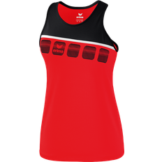 Erima Kid's 5-C Tank Top - Red/Black/White