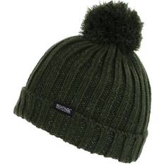 Regatta Kid's Luminosity III Reflective Bobble Hat - Dark Khaki