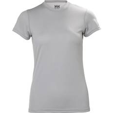 Fitness & Gym - Women Base Layer Tops Helly Hansen Tech T-shirt Women - Light Grey