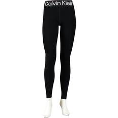 Calvin Klein Elastane/Lycra/Spandex Tights Calvin Klein Logo Leggings - Black