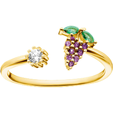 Thomas Sabo Charm Club Grape Ring - Gold/Multicolour