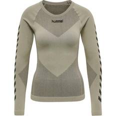 Hummel Sportswear Garment Base Layer Tops Hummel First Seamless Jersey L/S Women - London Fog