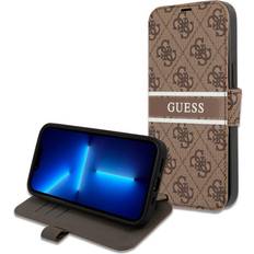 Guess 4G Printed Stripe Wallet Case for iPhone 13 Pro