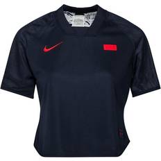 Nike Reversible Short-Sleeve Top Women - Dark Obsidian/White/University Red