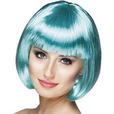 Turquoise Short Wigs Fancy Dress Boland Cabaret Wig Turquoise