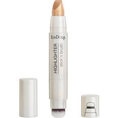 Isadora Makeup Brushes Isadora Stick'n Brush Highlighter Brightening Stick with Brush Shade Bronze Shimmer