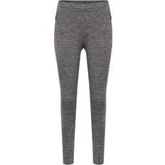 Hummel Selby Tapered Pants Women - Dark Grey Melange