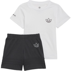 Adidas Infant SPRT Collection Shorts & Tee Set - White (HE2070)
