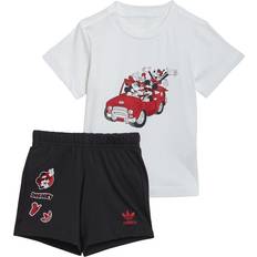 Adidas Infant Disney Mickey & Friends Shorts & Tee Set - White (HF7538)