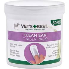 Vets Best Clean Ear Finger Pads 50-pack