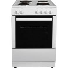 4 Burners - 60cm Cast Iron Cookers Statesman NAPIER60EW White