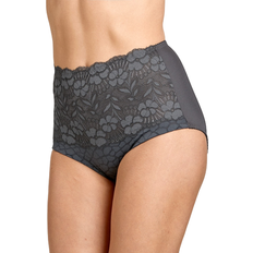 Miss Mary Jacquard & Lace - Dark Grey