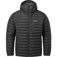 Men - Skiing Jackets Rab Men's Microlight Alpine Down Jacket - Black