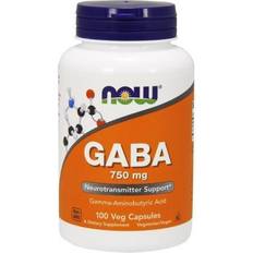 Now Foods GABA 750 mg 100 Veg Capsules