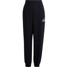 Adidas Women's Essentials Outline Logo Joggers - Black