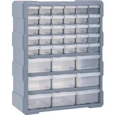 vidaXL Organiser with 39 Drawers Storage Cabinet 38x47cm