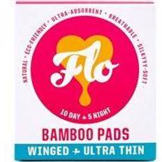 Best Menstrual Pads Flo Natural Bamboo Ultra Thin Day & Night Pads 15pk