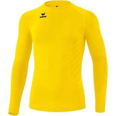 Women - Yellow Base Layer Tops Erima Athletic Longsleeve Unisex - Yellow