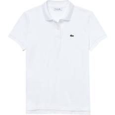 Lacoste Women T-shirts & Tank Tops Lacoste Women's Petit Piqué Polo Shirt - White