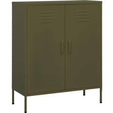 Green Storage Cabinets vidaXL 2 Doors Storage Cabinet 80x101.5cm