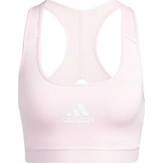 adidas Mid Stripes Good Sports Bra - Clear Pink