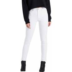 Levi's 721 High Rise Skinny Jeans - Western White/White