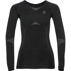 Odlo Fundamentals Perfor Long Sleeve T-shirt Women - Black/Graphite Grey