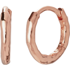 Monica Vinader Siren Muse Mini Huggie Earrings - Rose Gold