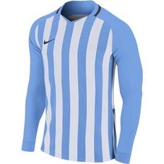 Nike Striped Division III Long Sleeve Shirt KIds - University Blue/White?Black/Black