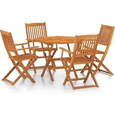 vidaXL 3086994 Patio Dining Set, 1 Table incl. 4 Chairs