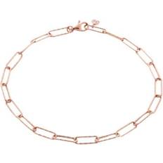 Monica Vinader Alta Textured Chain Bracelet - Rose Gold